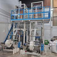 Machine à souffler le film plastique en polyéthylène monocouche 1000 de Wuxi Liutech, machine à fabriquer des rouleaux de film, fournisseur chinois