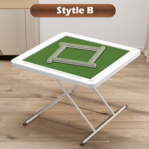 Thẻ Bài Xì Phé 4 Người Chơi Bằng Nhựa Gấp Gọn Tiện Dụng Cho Sân Bãi Biển Cắm Trại Ngoài Trời Bàn Mạt Chược - Product Image 3