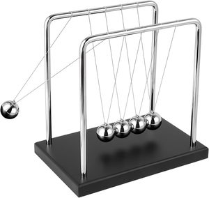 Giocattoli Scientifici Divertenti, Gioco <span class=keywords><strong>di</strong></span> Fisica a Movimento Perpetuo, Base in Legno con <span class=keywords><strong>Sfere</strong></span> Bilanciate per Decorazioni da Ufficio e Scrivania - Product Image 1