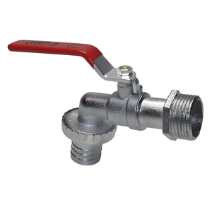 Robinet d'arrosage en alliage de zinc G1'' pour usage extérieur et intérieur, avec levier facile à ouvrir/fermer, vanne à boisseau sphérique pour l'approvisionnement en eau - Product Image 4