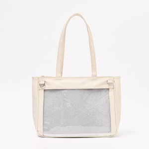 Sac de shopping de grande capacité, simple, japonais <span class=keywords><strong>et</strong></span> coréen, mignon, transparent, petit, frais, durable, avec logo personnalisé - Product Image 1