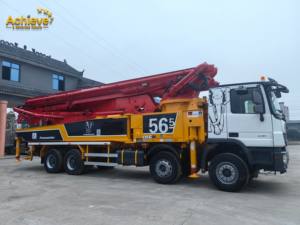 <span class=keywords><strong>Pompe</strong></span> à <span class=keywords><strong>béton</strong></span> télescopique diesel d'occasion Putzmeister 56 mètres de qualité chinoise <span class=keywords><strong>avec</strong></span> camion, reconditionnée, à vendre - Product Image 6