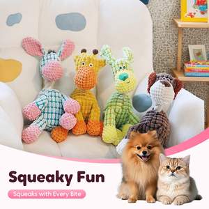 Fabrika Fiyatı Komik Eşek Evcil Hayvan Peluş Oyuncakları Köpekler İçin İnteraktif Diş Çıkarma Oyuncağı Ses Çıkaran Köpek Oyuncağı Toptan - Product Image 4