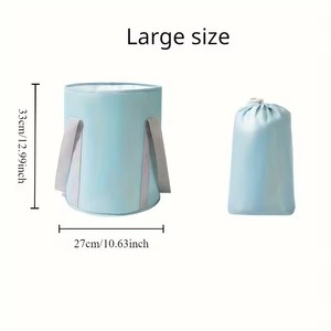 Portable Pliable Silicone <span class=keywords><strong>Adulte</strong></span> Bébé Bassin De <span class=keywords><strong>Bain</strong></span> En <span class=keywords><strong>Plastique</strong></span> Pliant Baignoire À Linge avec Salle De Bains Cuisine Accessoires pour Voyage À Domicile - Product Image 4