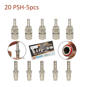 PSH C-type Self-locking Carbon Steel Smooth Surface Gas Pipe <b>Connector</b> One Touch Fitting for Industrial Compressor-001 (1 Piece) - Product Image 4