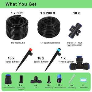 Sistema de Riego por Goteo Ads, Kit de Riego Automático para Jardín de 50 Pies x 20 Pies con Conexión Rápida para Exteriores - Product Image 5
