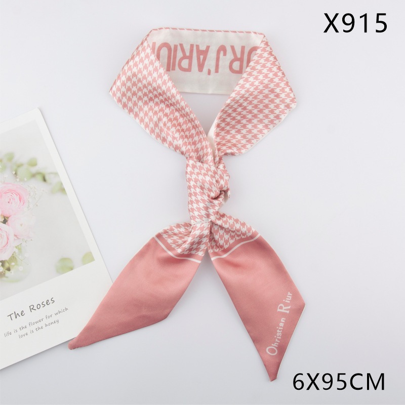 X915 imitación seda pata de gallo rosa
