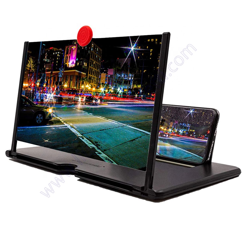 Видеоусилитель увеличенные Портативный кинотеатр 10 "фильм Мальчики Складная подставка для смартфона 3d для hd-камеры мобильного телефона Лупа проектор экран