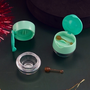 Kho 6G Chai Nhựa Đáng Yêu Lip Phim Rỗng Jar Với Muỗng Nhỏ Kem Dispenser Hộp Mật Ong Jar Cho Kem Dưỡng Da Sử Dụng Với Vít Cap - Product Image 5