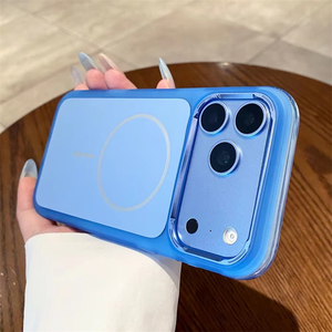 anti shockproof matte frosted magnetic <b>wireless</b> case for iphone 17 air pro max 16,for iphone 17 pro blue case - Product Image 1