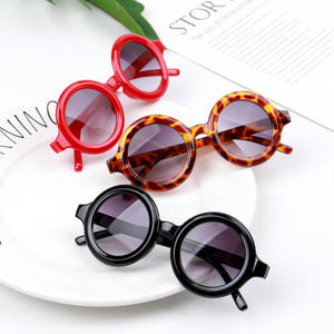 2025 enfants à la mode rétro lunettes de soleil bébé enfant en bas âge nuances mignon UV400 enfants rond <span class=keywords><strong>pas</strong></span> <span class=keywords><strong>cher</strong></span> concepteur lunettes de soleil filles garçons - Product Image 3