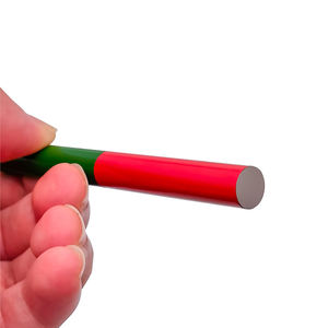 Prix de gros D10mm cylindrique rond <span class=keywords><strong>puissant</strong></span> rouge et vert Alnico <span class=keywords><strong>aimant</strong></span> permanent pour bureau tableau blanc expérience d'enseignement - Product Image 4