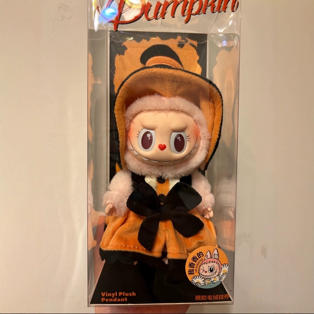 MOKOKO ハロウィン LABUBU ぬいぐるみ The Monsters Mokoko Magic of Pumpkin Vinyl Plush Pendant
