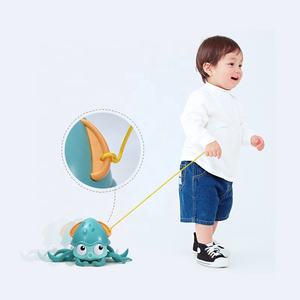 Hot Plastic Summer Amphibious Water Pull Creep Octopus Bades pielzeug Set für Kinderspiel - Product Image 4