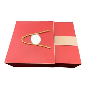 Cajas personalizadas con cintas de papel bolsas de mano al por mayor de cartón productos de salud conjunto de embalaje caja de regalo de lujo