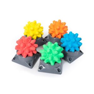Nueva Bola de Acupresión Portátil de Silicona con Base para Relajación Muscular de Manos, Piernas y Cuerpo - Rodillo de Fascia Tipo Erizo (Durable) - Product Image 1