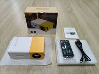 Proyector YG300 de Alta Resolución, Mini Proyector Inteligente Portátil Android, Pantalla de Video, Cine en Casa, Proyector Ligero