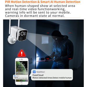 Système de sécurité domestique 4 canaux 4MP Caméra CCTV sans fil Kit NVR Wifi Caméra étanche IP66 Système de sécurité - Product Image 3