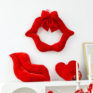 Adornos Colgantes Creativos para el Día de San Valentín DAMAI, Lazos Rojos y Adornos de Labios, Decoración para Crear un Ambiente Festivo para Eventos Románticos - Product Image 4