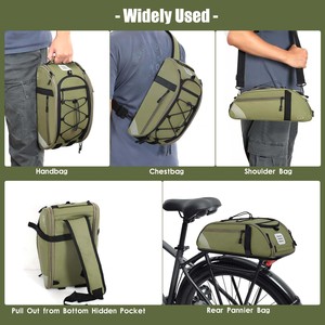 Muestra gratuita de mochila de senderismo Molly de 50L, bolsa de bicicleta impermeable personalizada, alforja para bicicleta, ganchos ajustables, tira reflectante - Product Image 3