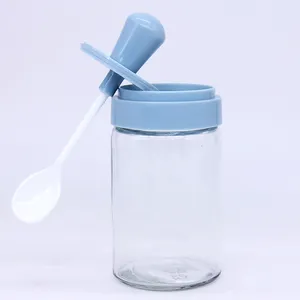 Пластиковая крышка для ложки 250 мл чай кофе специи и герметичная стеклянная бутылка