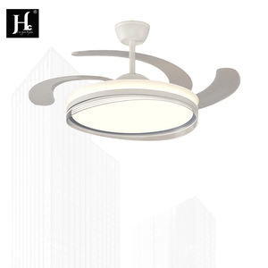 Ventilateur de plafond silencieux à faible bruit pour intérieur, 42 pouces, 3 pales en ABS, ventilateur de plafond rétractable invisible avec lumière LED, ventiladores de techo - Product Image 4