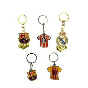 Llavero de Aleación de Zinc con Colgante de Balón de Fútbol de Seiko Baking Lacquer Craft para Fanáticos del Fútbol, Insignia del <span class=keywords><strong>Barcelona</strong></span> - Product Image 4