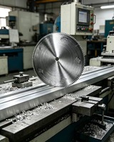 Hoja de sierra circular de 500 mm y 120 dientes con punta de carburo para perfiles de aluminio, orificio de 30 mm, hoja de sierra circular de precisión para corte de aleación de aluminio CNC