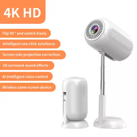 Nouvelle marque Portable Home cinéma vidéo projecteur 4K 1080P Smart Android Mini projecteur LED affichages interactifs initiaux blanc