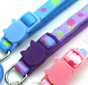 애완 동물 액세서리 개 칼라 저렴한 가격 작은 동물 목 장식 나일론 개 부드러운 칼라 버클 - Product Image 4