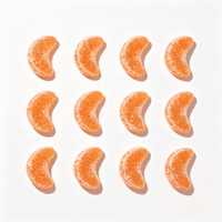 Segment de mandarine séchée moelleuse et sucrée, marque privée OEM ODM, en gros, approvisionnement direct en vrac