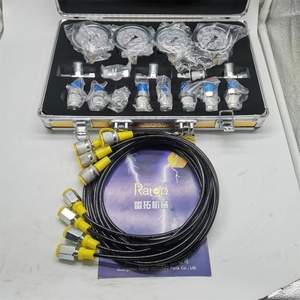 4 <b>Gauge</b> Hydraulic Pressure <b>Gauge</b> Set for Excavator Hydraulic Pressure <b>Measurement</b> Kit <b>Gauge</b> Diagnostic <b>Tool</b> - Product Image 2