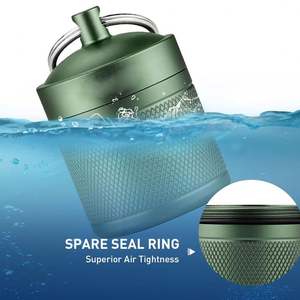 Cadeau promotionnel personnalisé, étui à pilules en alliage d'aluminium imperméable avec logo personnalisé, rangement portable pour médicaments, porte-clés de voyage - Product Image 5