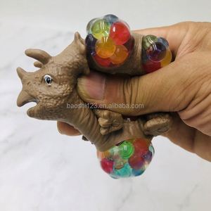 Jouets anti-stress Kawaii Dinosaure Squishy, Nouveaux jouets créatifs Dinosaure Boule de Raisin, Jouets Fidget de farce, Jouets de blague en TPR à remontée lente - Product Image 4
