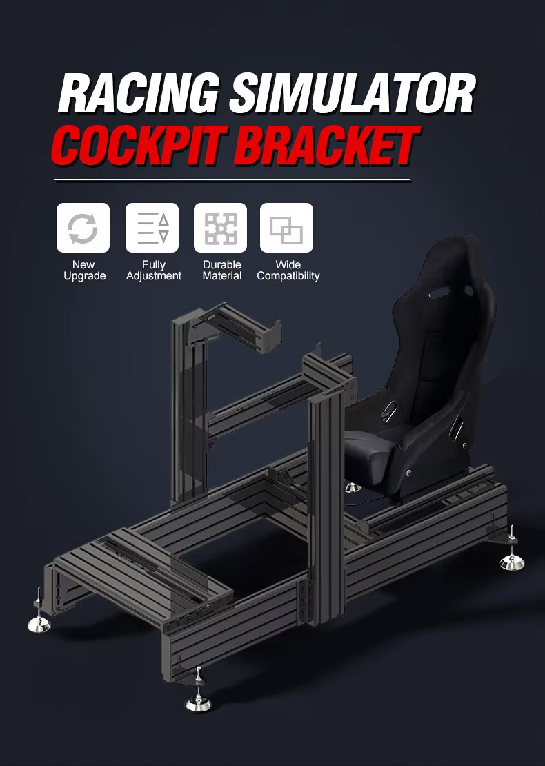 Alloy 4080 40120 40160 Dynamic Game Simulation Driving Seat