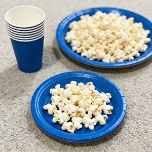 ชุดอุปกรณ์จัดงานเลี้ยงสีพื้น DAMAI ชุดจานชามกระดาษสีพื้นแบบใช้แล้วทิ้ง ขนาด 7 นิ้ว 9 นิ้ว พร้อมถ้วยกระดาษและผ้าเช็ดปาก - Product Image 3