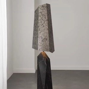 Marble Style Floor Lamp D42 H170cm LED Light Source For Living Room Decor - Product Image 1