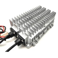 Chargeur de voiture électrique OBC 300W AC 85-264V vers DC 12V, étanche IP67, efficacité 87%, certifié CE
