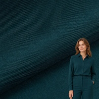 Tissu Scuba 100% Polyester Lumineux Solide 148cm 150gsm Infroissable Respirant Extensible à Couche d'Air
