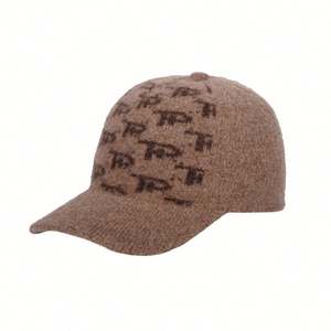 Casquette de baseball en laine brodée personnalisée Automne-Hiver 2025 – Tendance, style affirmé, tricotée, avec logo jacquard pour l'extérieur - Product Image 6