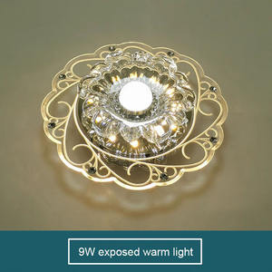 ไฟ LED ทางเดินคริสตัลแบบเรียบง่ายทันสมัยโคมไฟทางเดินตรงทางเข้าระเบียงดวงไฟที่ขายดีที่สุดติดตั้งได้ทั้งสว่างและมืด - Product Image 6