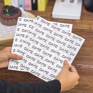 Food Grade PE Coated Eco-Friendly <b>Greaseproof</b> Disposable Wrapper Takeaway Cake Hamburger <b>Paper</b> Non-Stick Durable Wrapping <b>Paper</b> - Product Image 4