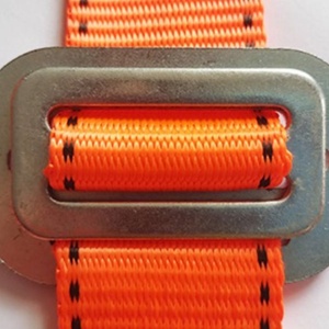 Ceinture de sécurité antichute à trois points en polyester pour chantier, avec double amortisseur dorsal - Product Image 5