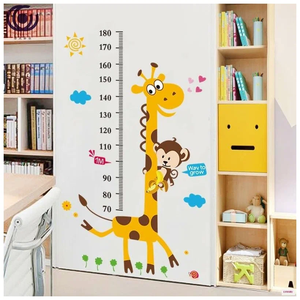 Pegatina de pared con regla de altura <span class=keywords><strong>para</strong></span> su hijo, método de medida, autoadhesivo, pasta decorativa de dibujos animados <span class=keywords><strong>para</strong></span> niños, pared <span class=keywords><strong>para</strong></span> niños - Product Image 2