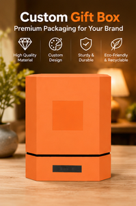 Caja de Regalo Ecológica de Cartón Rígido con Tapa Extraíble, Impresión de Etiquetas Personalizadas para Cosméticos, Electrónicos, Regalos Corporativos - Product Image 5