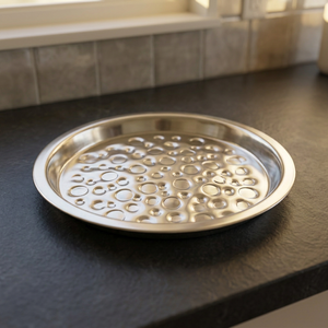 Plateau de fête en aluminium de luxe, motif cœur, compatible micro-ondes et léger - Product Image 4