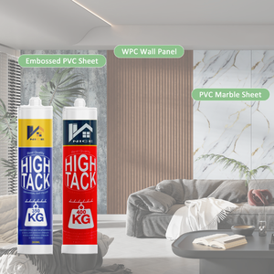 Adhésif structurel haute adhérence 350 kg pour plaques de plâtre, panneaux acryliques, carreaux muraux, adhésif pour panneaux muraux OEM, mastic pour panneaux muraux - Product Image 3