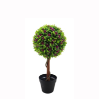 Arbre en spirale de buis artificiel en plastique durable, résistant aux UV, écologique, pour la décoration moderne de la maison et du jardin