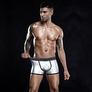 Men's sexy underwear manufacturers wholesale adult underwear elastic sexy boxers hot transparent strip lingerie