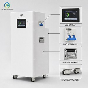Batterie de stockage d'énergie domestique murale LiFePO4 48V 200Ah 9,6 kWh pour système solaire CAN RS485 6000 cycles OEM - Product Image 5